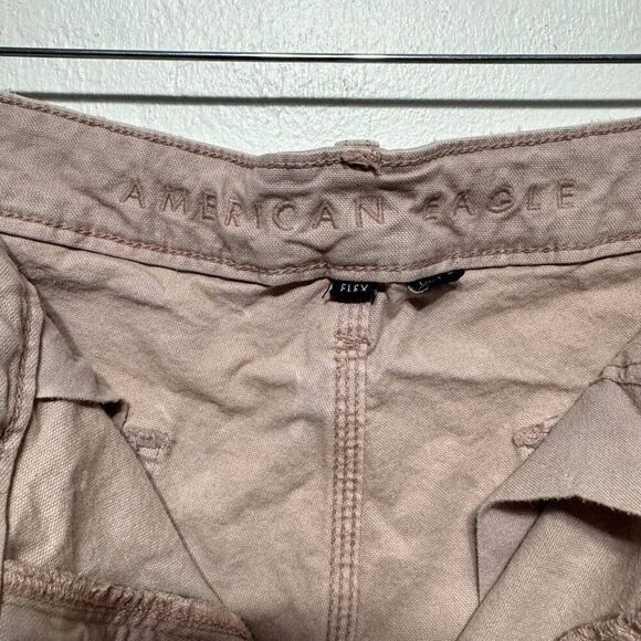 American Eagle Carpenter Pant Light Pink Jeans Painter Mens sz 33x30 Women sz 16 - Picture 8 of 16